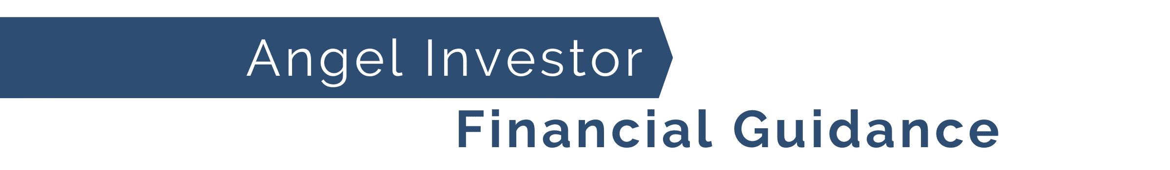 Angel Investor Financial Guidance