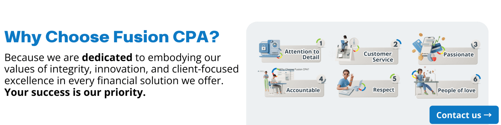 Fusion CPA: Integrity, Innovation, Client-Focused Excellence – Your Success